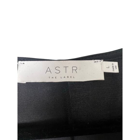 ASTR Black Wrap Front Kimono Dress - L - Picture 4 of 7